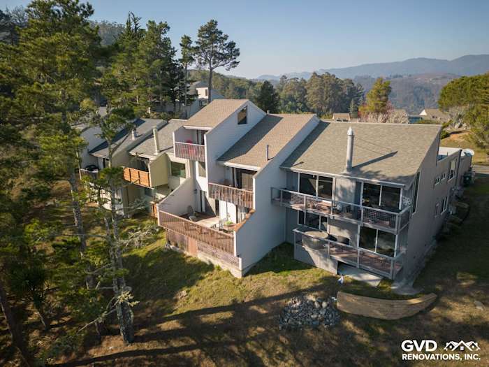 Stylish Pearl Gray James Hardie Lap Siding on a Mill Valley home, transforming its exterior