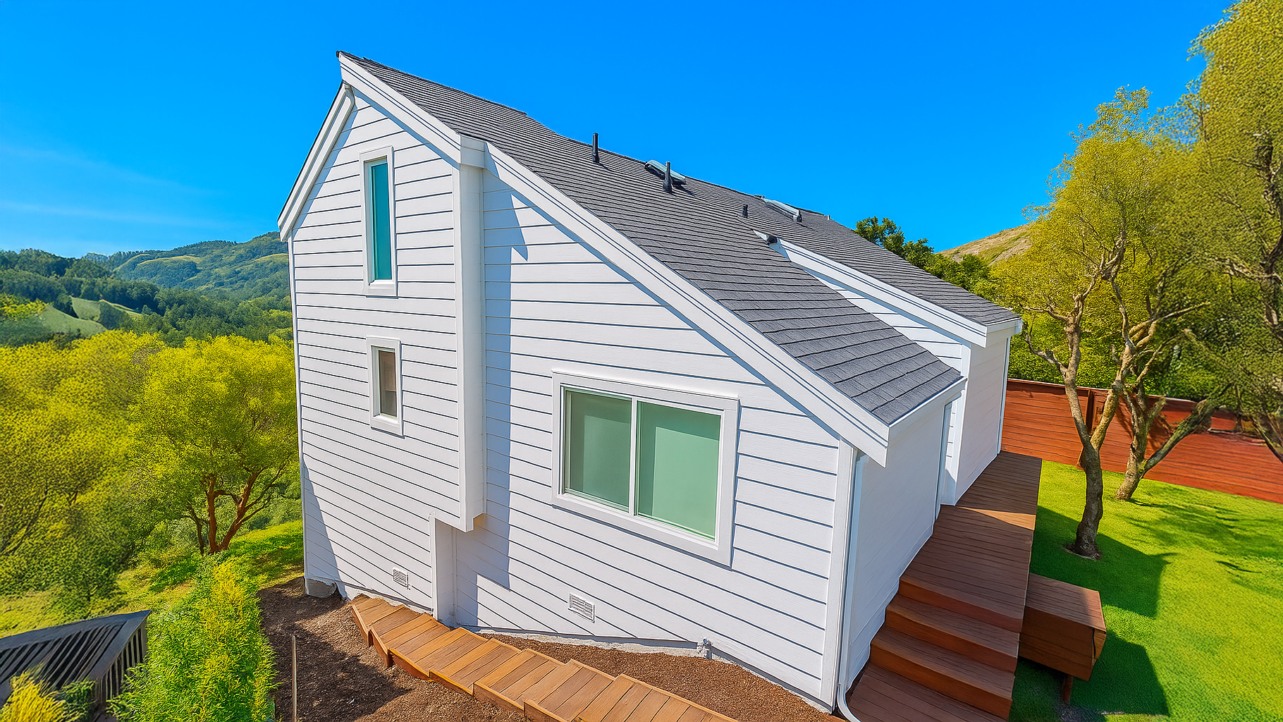 James Hardie Siding, Shed, Deck & Railings in Mill Valley