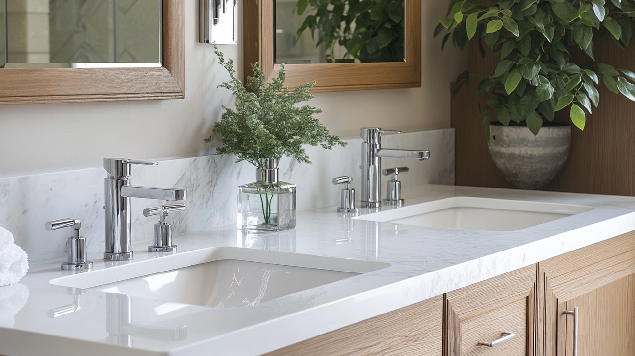 double sink bathroom vanity photo