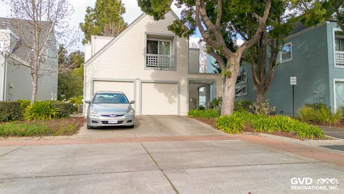 Stylish home exterior with James Hardie siding and Milgard windows in Fremont, CA, featuring a modern design