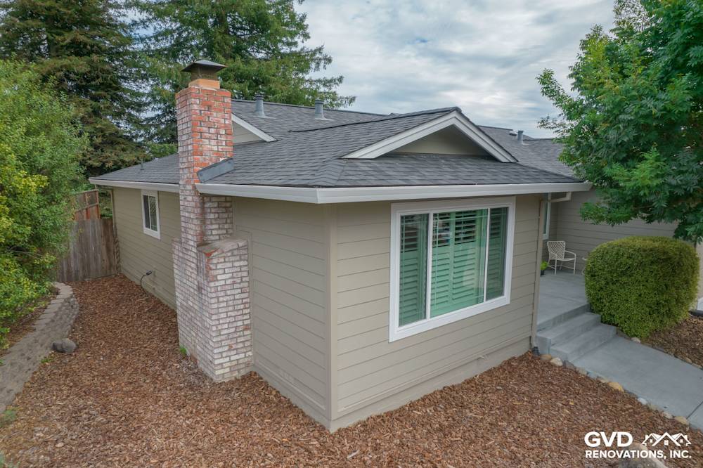 Jame Hardie Siding & Anlin Windows Installed