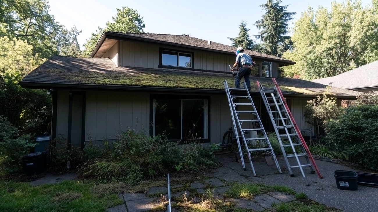 Roof Moss Removal near you