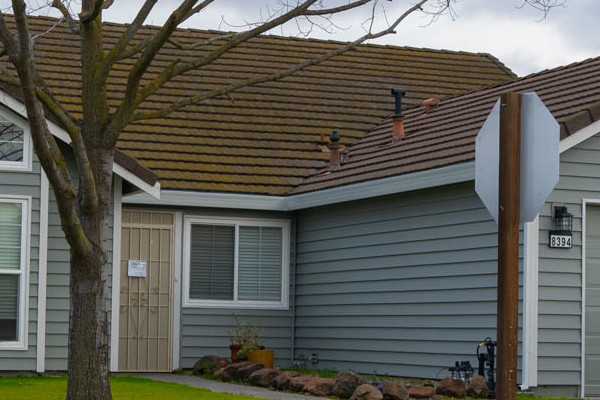 New Prodigy Solid Core Insulated Siding in green tones on a modern home's exterior in Sacramento