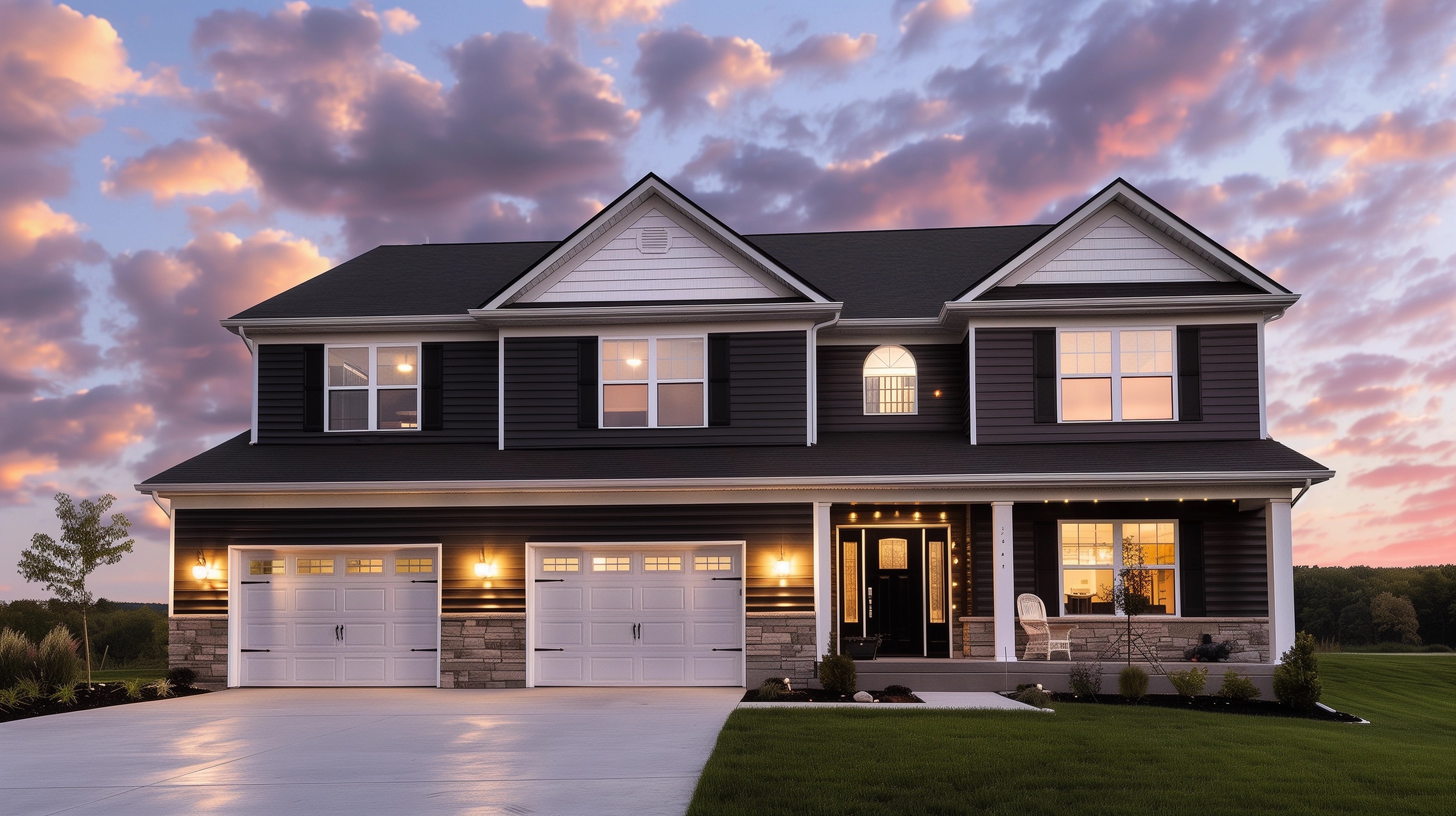 Exploring the Stylish Elegance of a Black Siding House