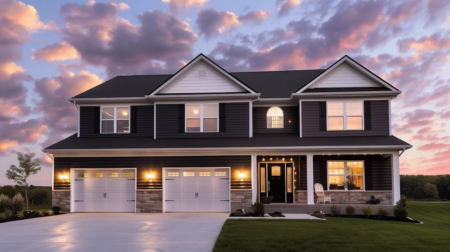 Exploring the Stylish Elegance of a Black Siding House