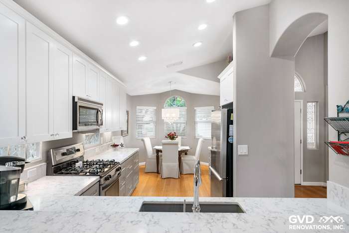 Gray/White Kitchen Remodel
