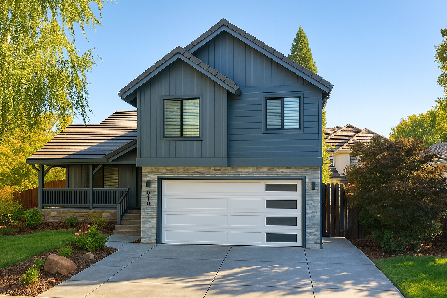 James Hardie Siding, Anlin Panoramic Windows & Decking in Sacramento