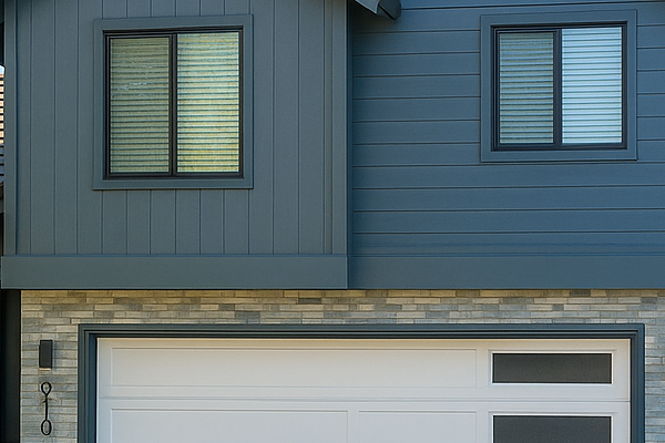 James Hardie Siding, Anlin Panoramic Windows & Decking — completed GVD siding project near Sacramento, CA