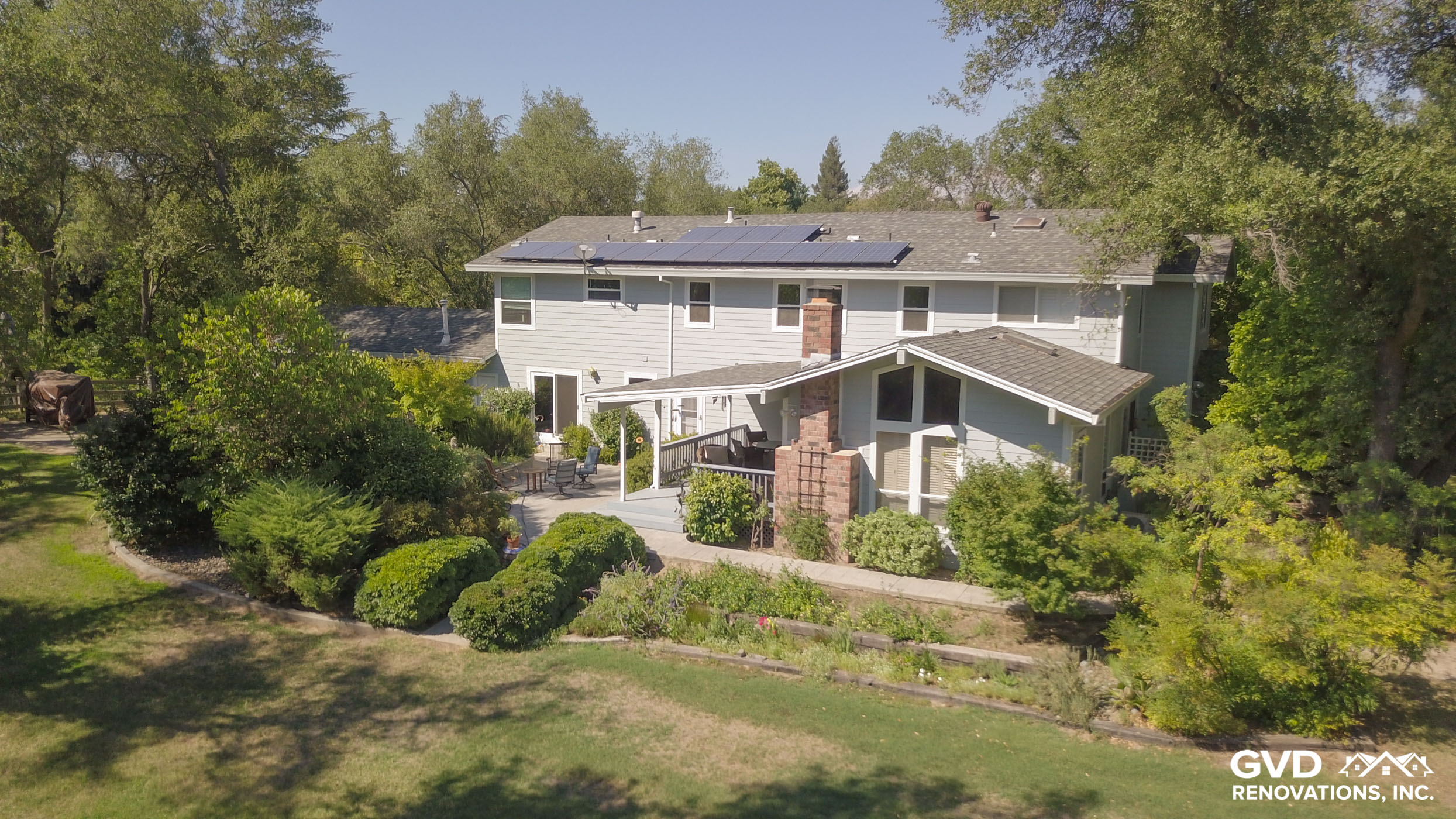 James Hardie Siding With Soffit & Color Plus Gutters 