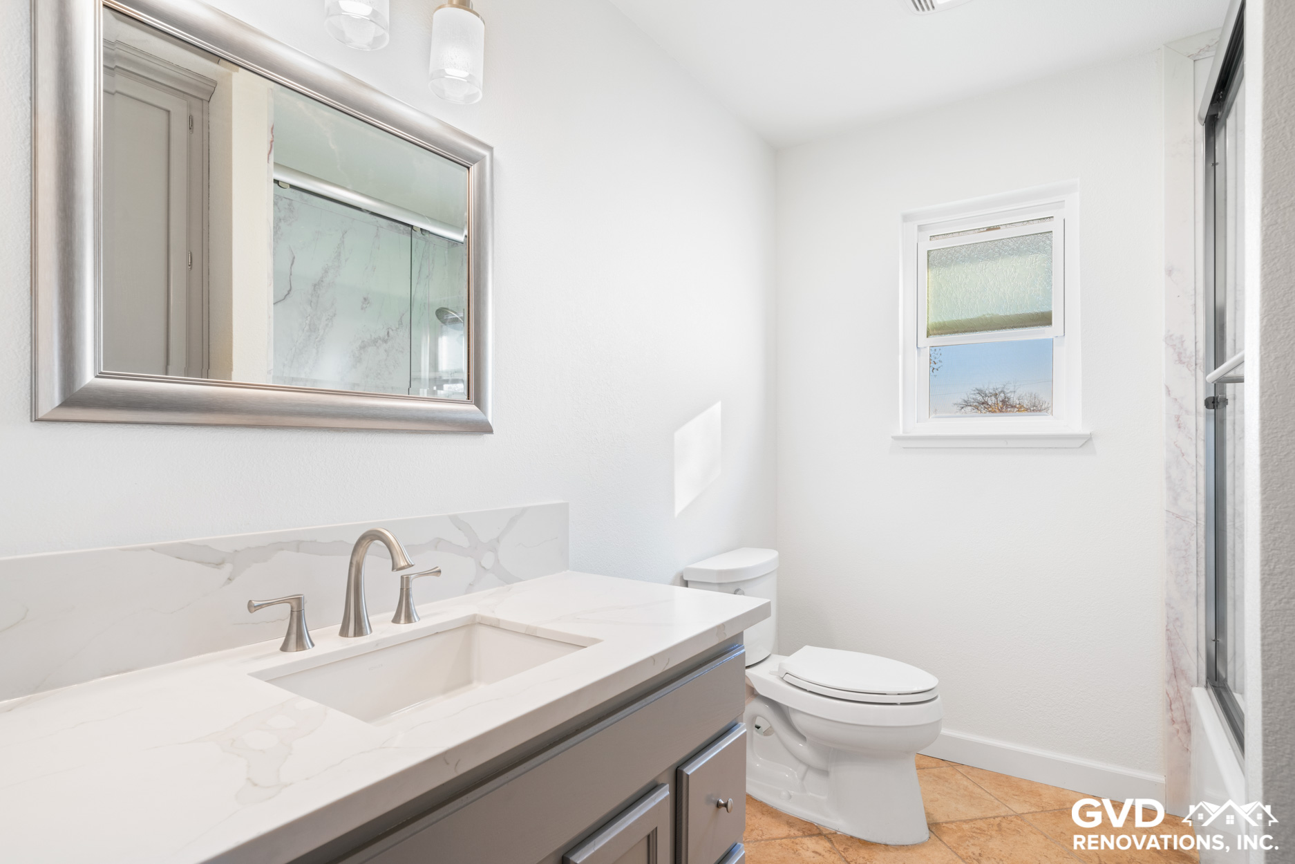 Two Bathrooms Remodeled