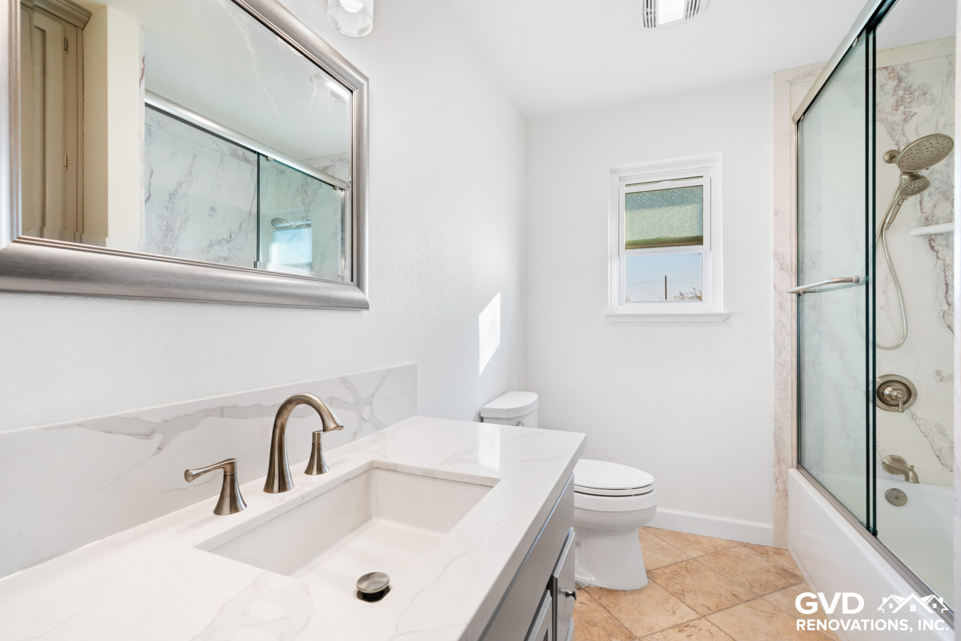 Two Bathrooms Remodeled