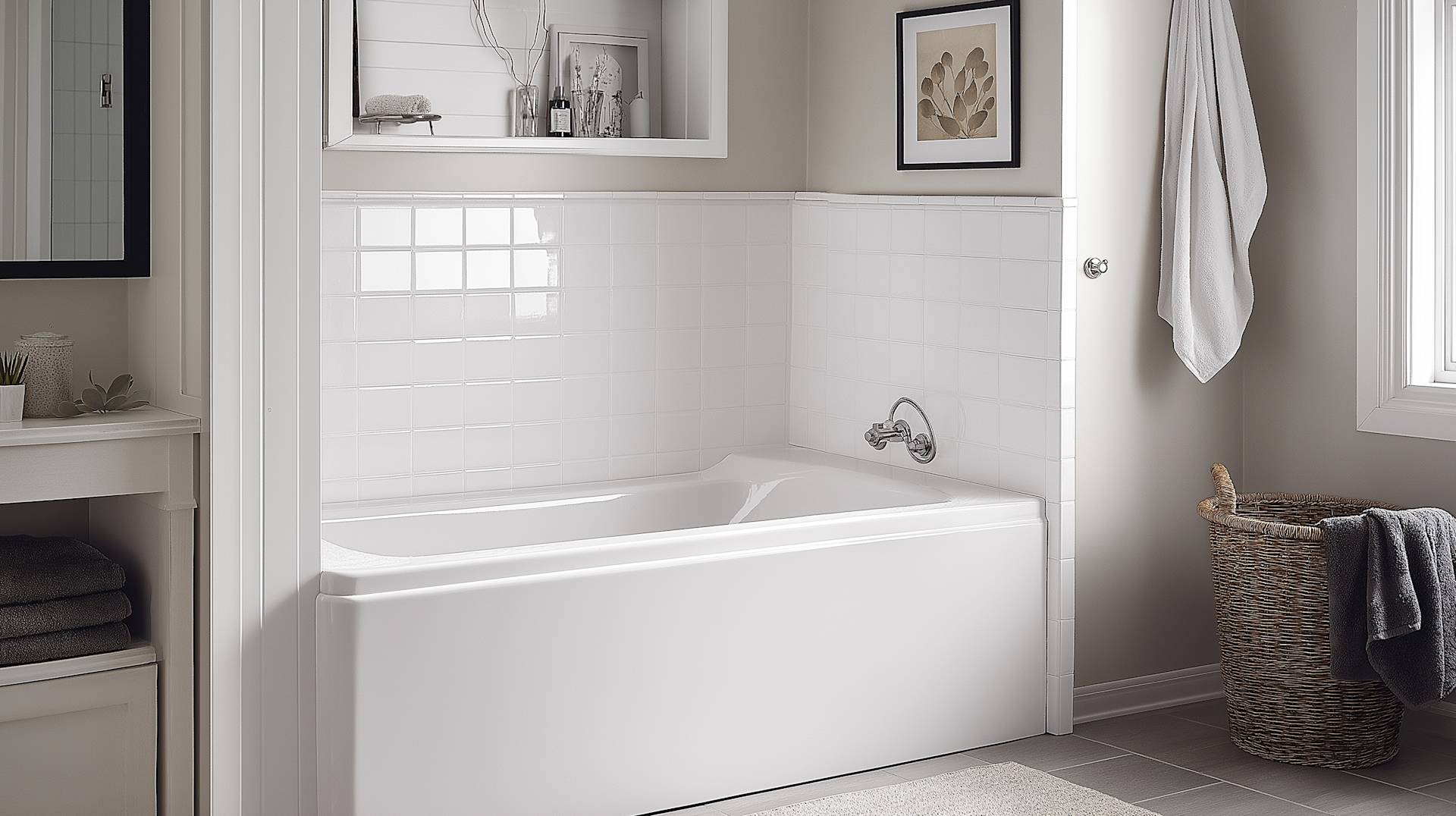 Install Bathtub Inserts for a Swift Bathroom Makeover