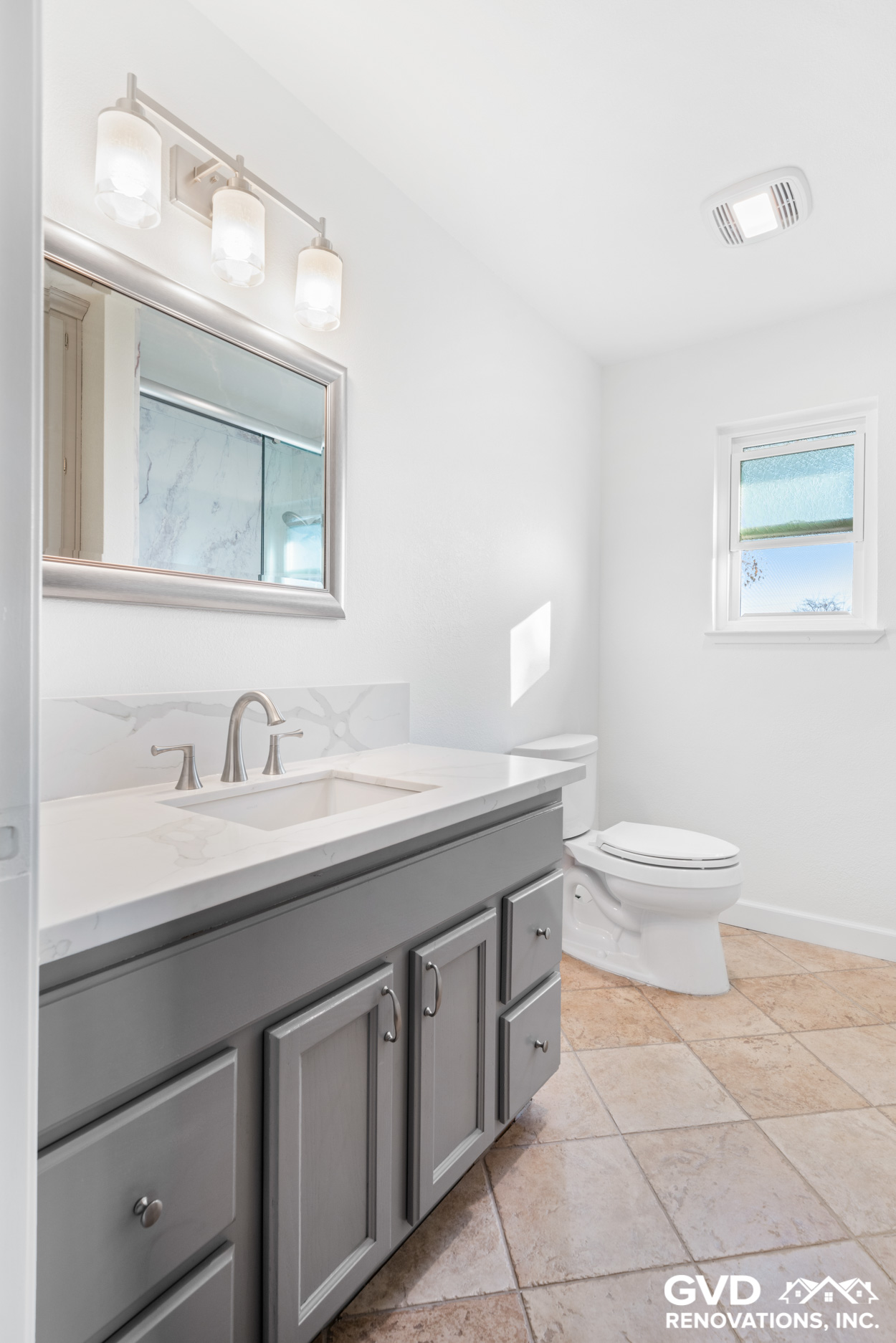 Two Bathrooms Remodeled