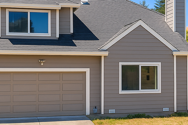 James Hardie Lap Siding & Anlin Windows — completed GVD siding project near Pacifica, CA