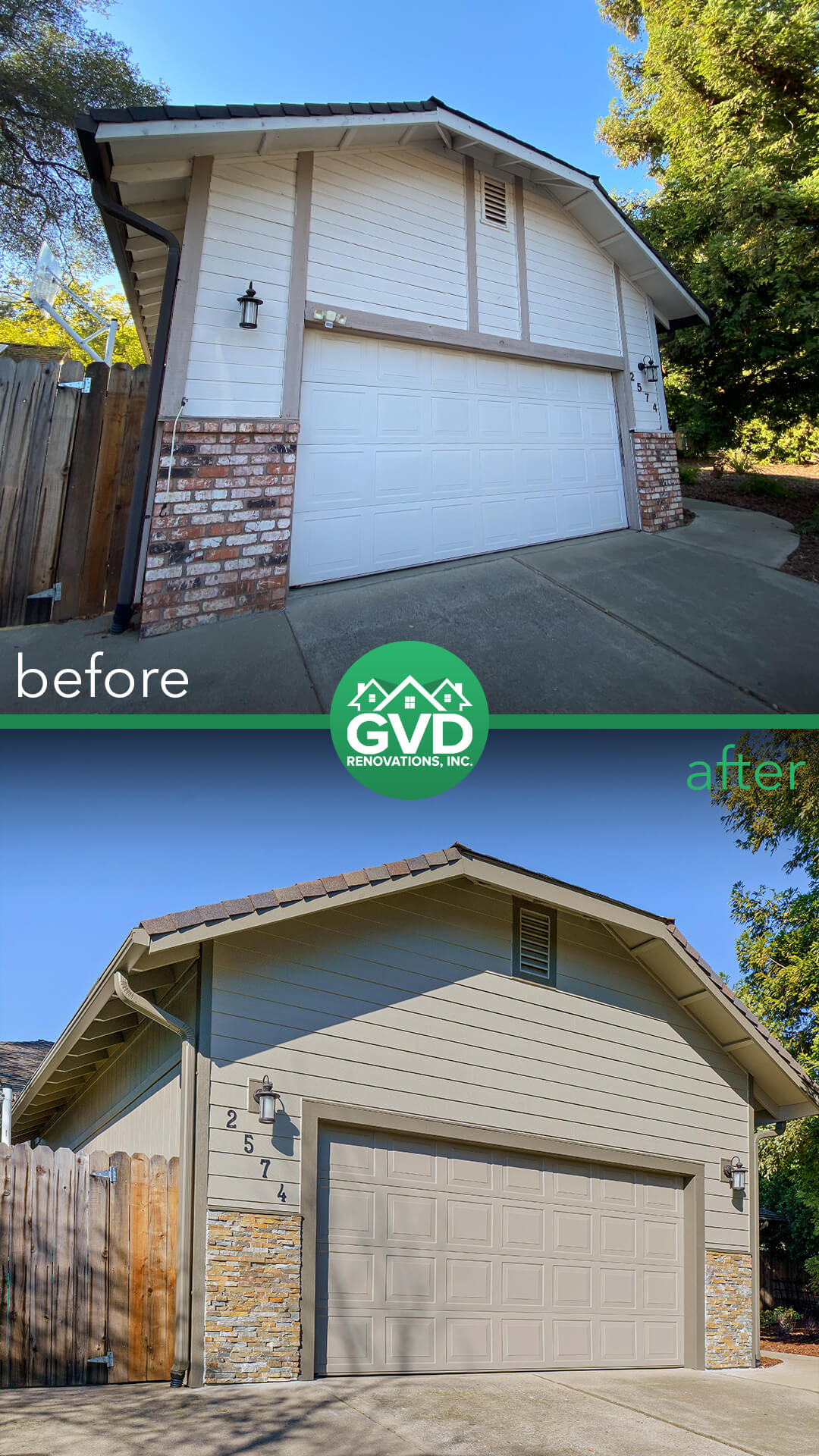 James Hardie Siding & Eldorado Stone