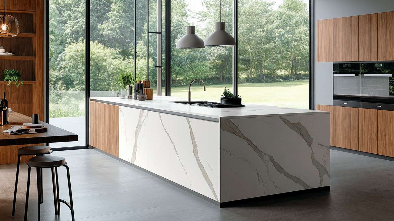 calacatta marble countertops photo