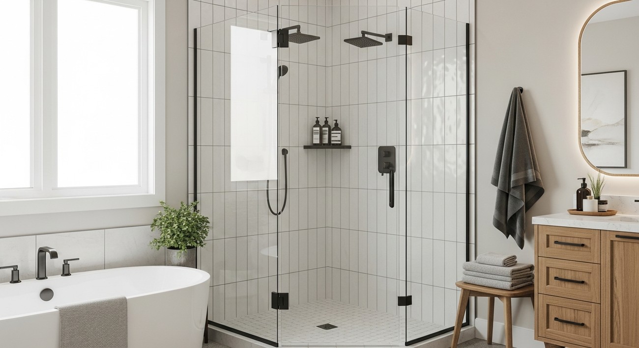 corner shower near you