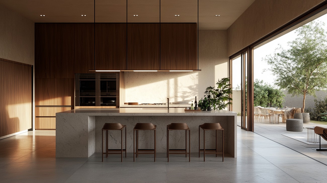 kitchen island with seating photo