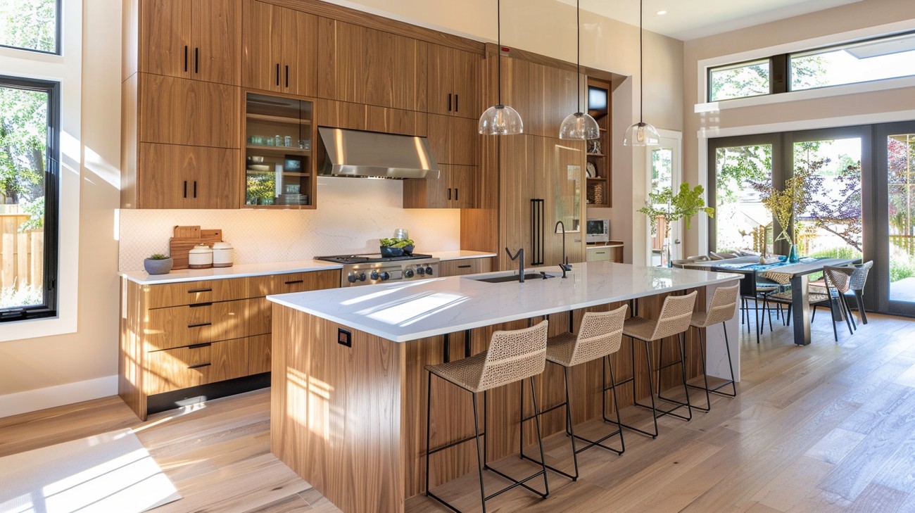 kitchen cabinet refinishing photo