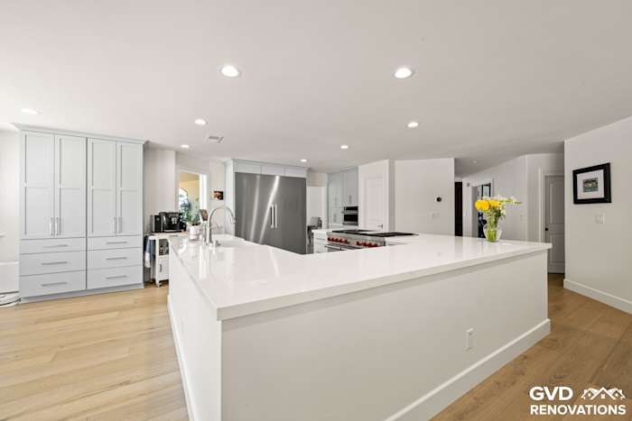 Complete Kitchen Makeover With Custom Island Redesign