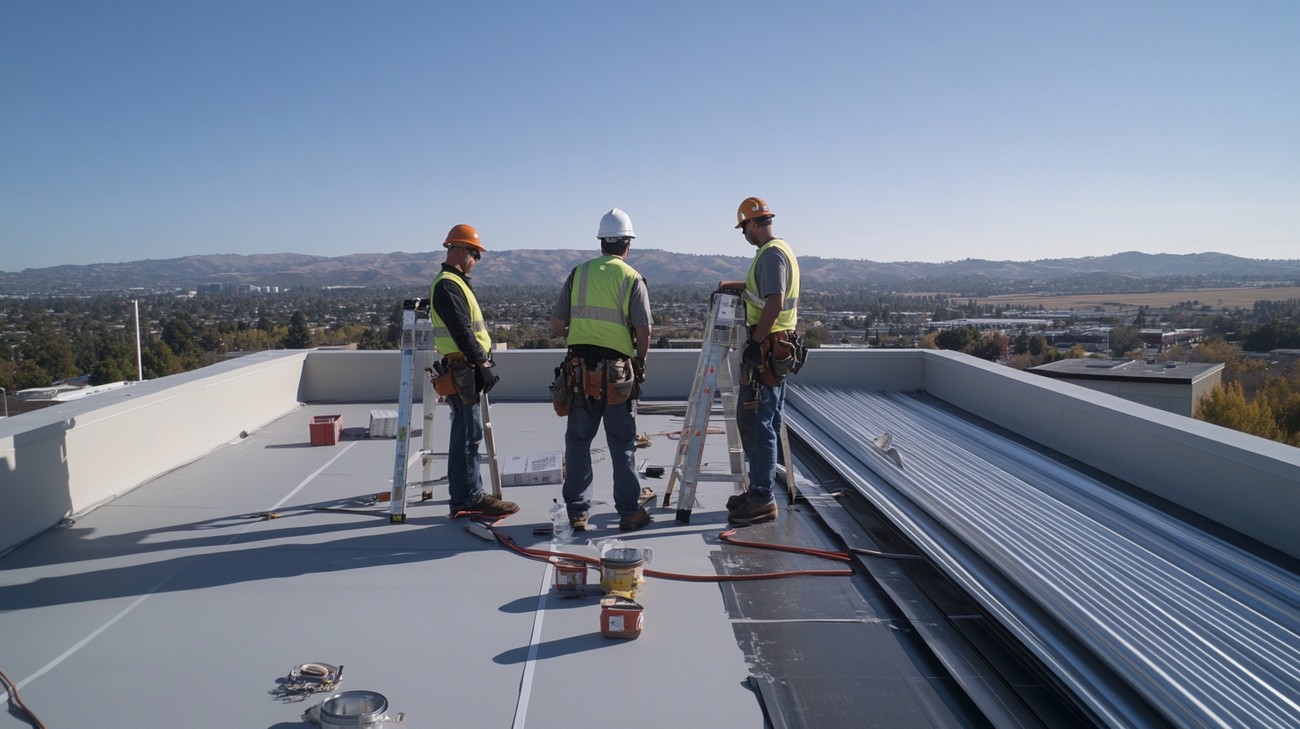 Commercial Metal Roof Repair near you