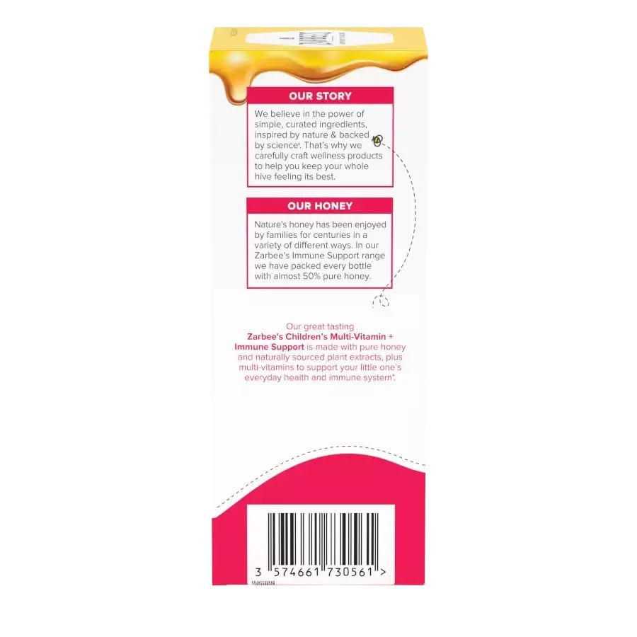 Zarbee’s® Children’s MultiVits + Immune Support Liquid​ - Image 4 - zarbees.co.uk - en-GB