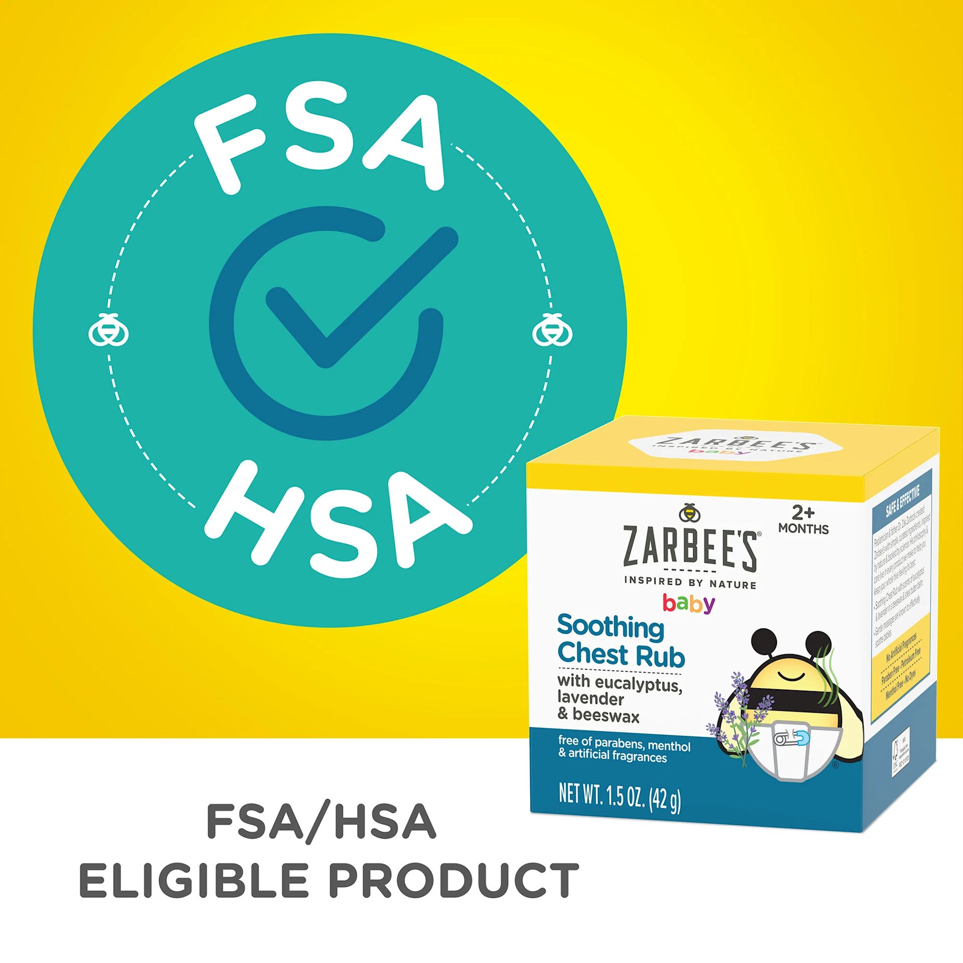 Zarbees Baby Chest Rub FSA/HSA eligible product