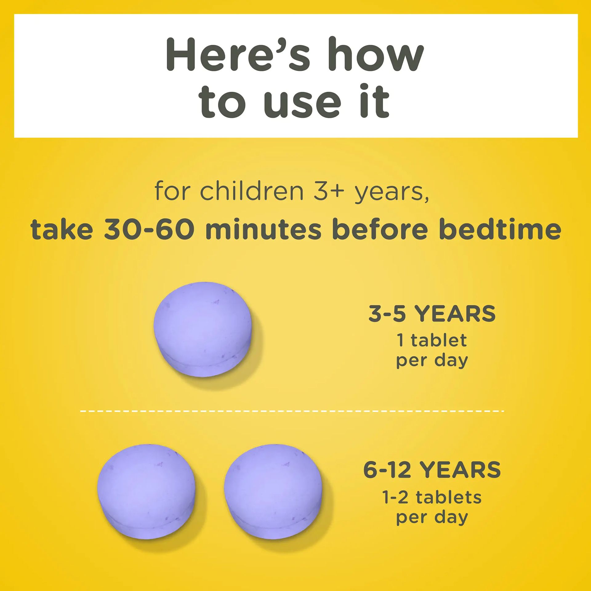 Children’s Sleep Chewable Tablet with Melatonin Supplement