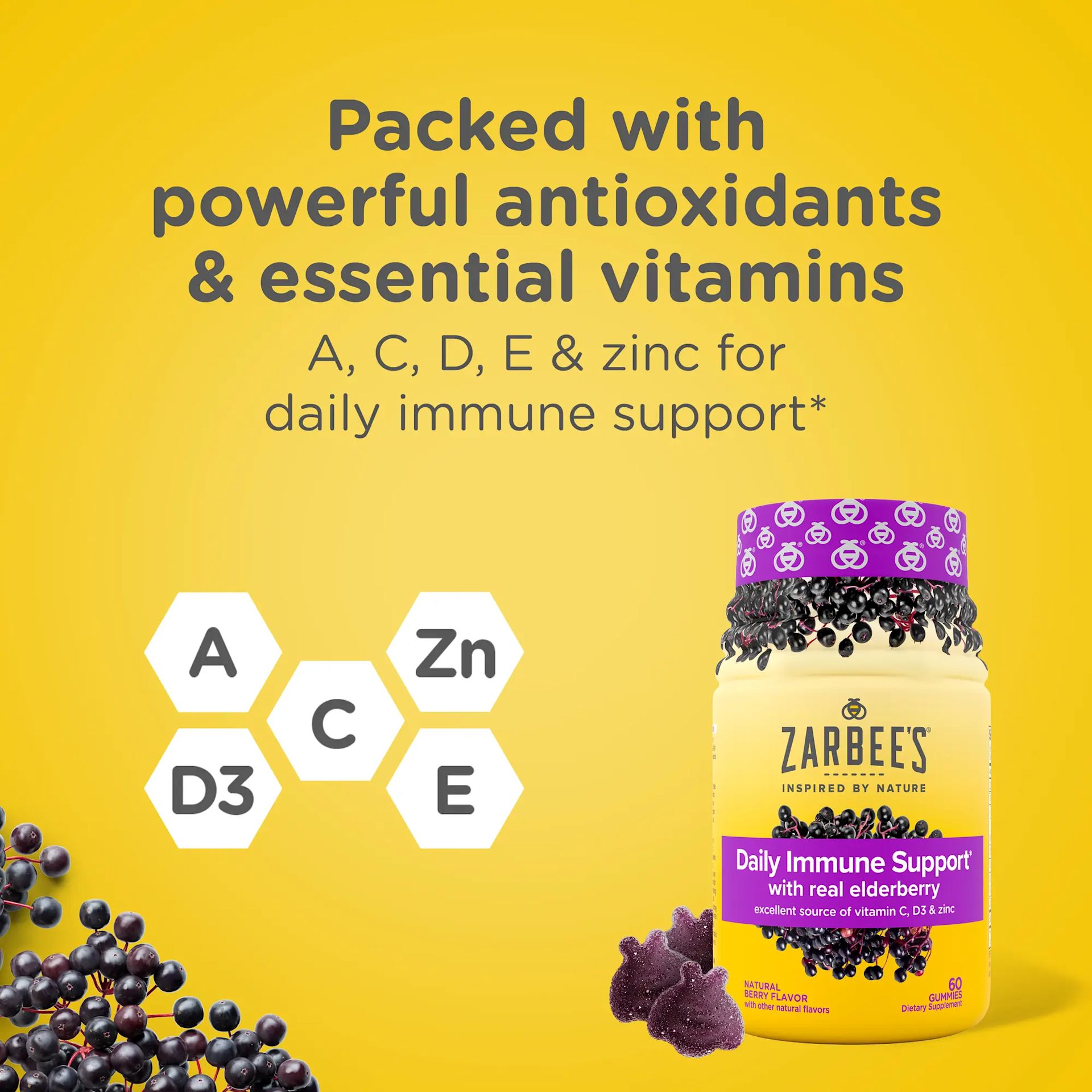 Elderberry Immune Support Gummy