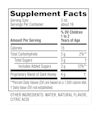 Zarbee’s® Soothing Baby Cough Syrup Nutrition Label