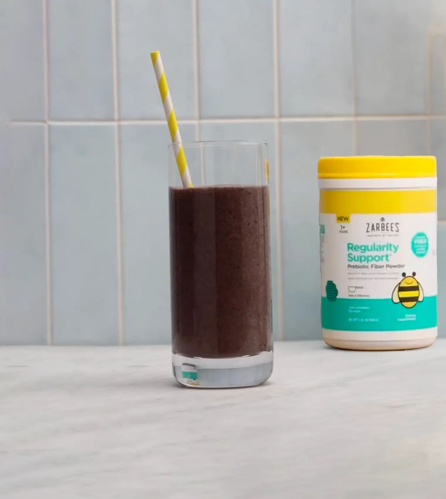 Cherry Spinach Probiotic Fiber Smoothie
