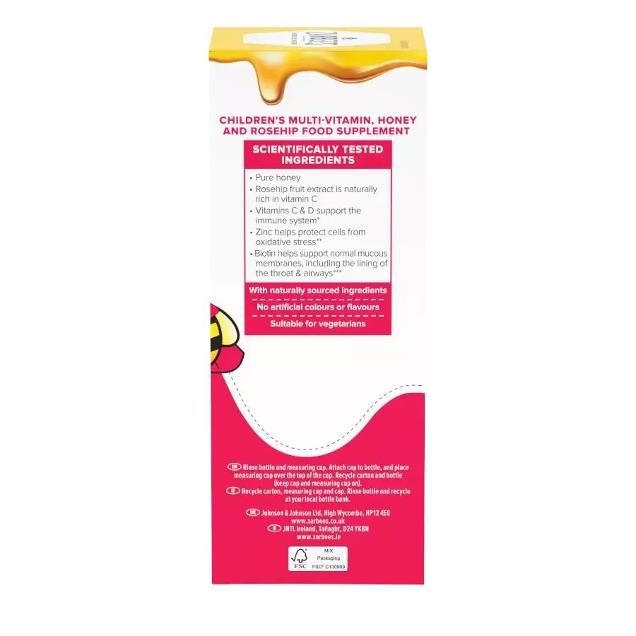 Zarbee’s® Children’s MultiVits + Immune Support Liquid​ - Image 3 - zarbees.co.uk - en-GB
