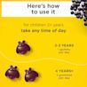 Zarbee’s® Children’s Elderberry Immune Support how to use