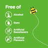 Zarbee’s® Children's Cough + Mucus Syrup claims stating 'free of alcohol, dyes, artificial sweeteners and artificial flavours'