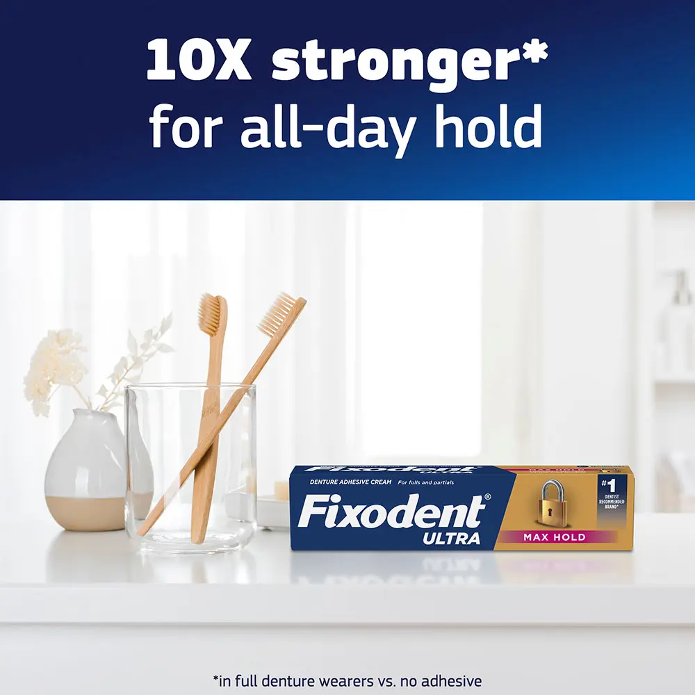 ULTRA Max Strong Hold Denture Adhesive