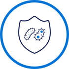 Circle with shield hover