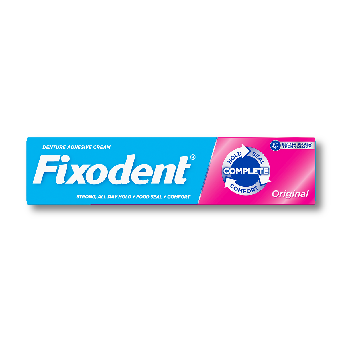 3 x Fixodent Original Complete Denture Adhesive Cream Strong Food Seal –  British Pharmacare