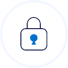 Circle with lock