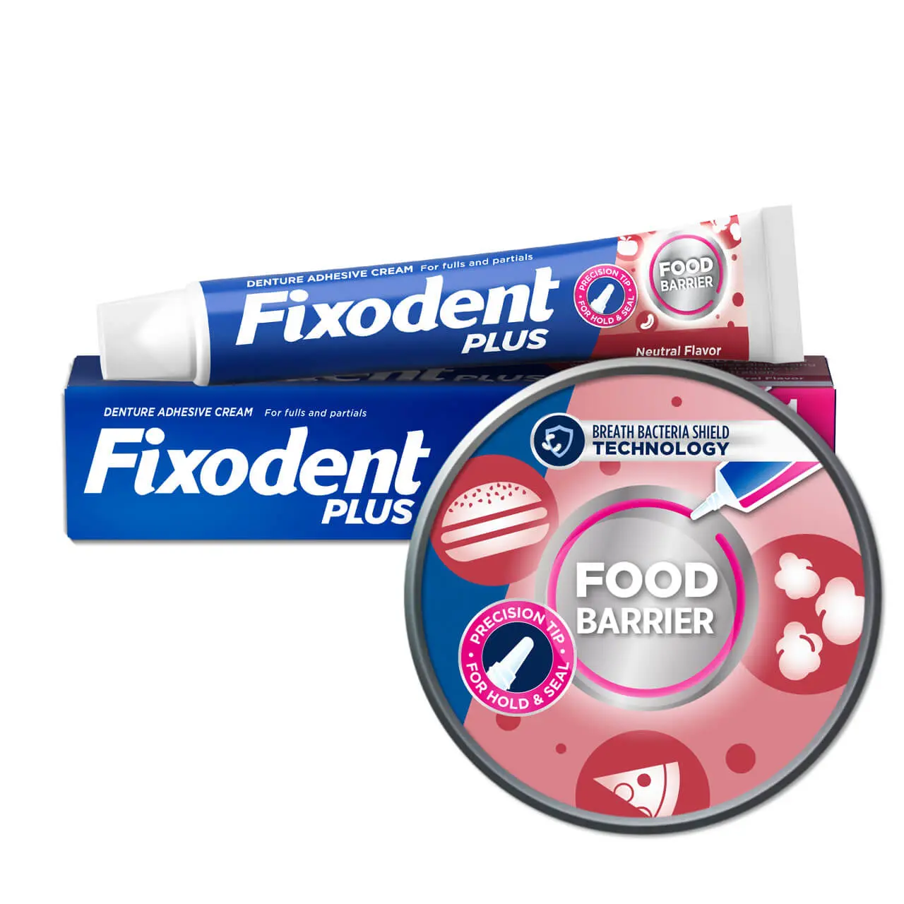 Fixodent Plus Food Barrier - Variant 1