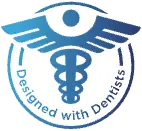 Trust badge section - Fixodent Professional is designed with dentists for your comfort
