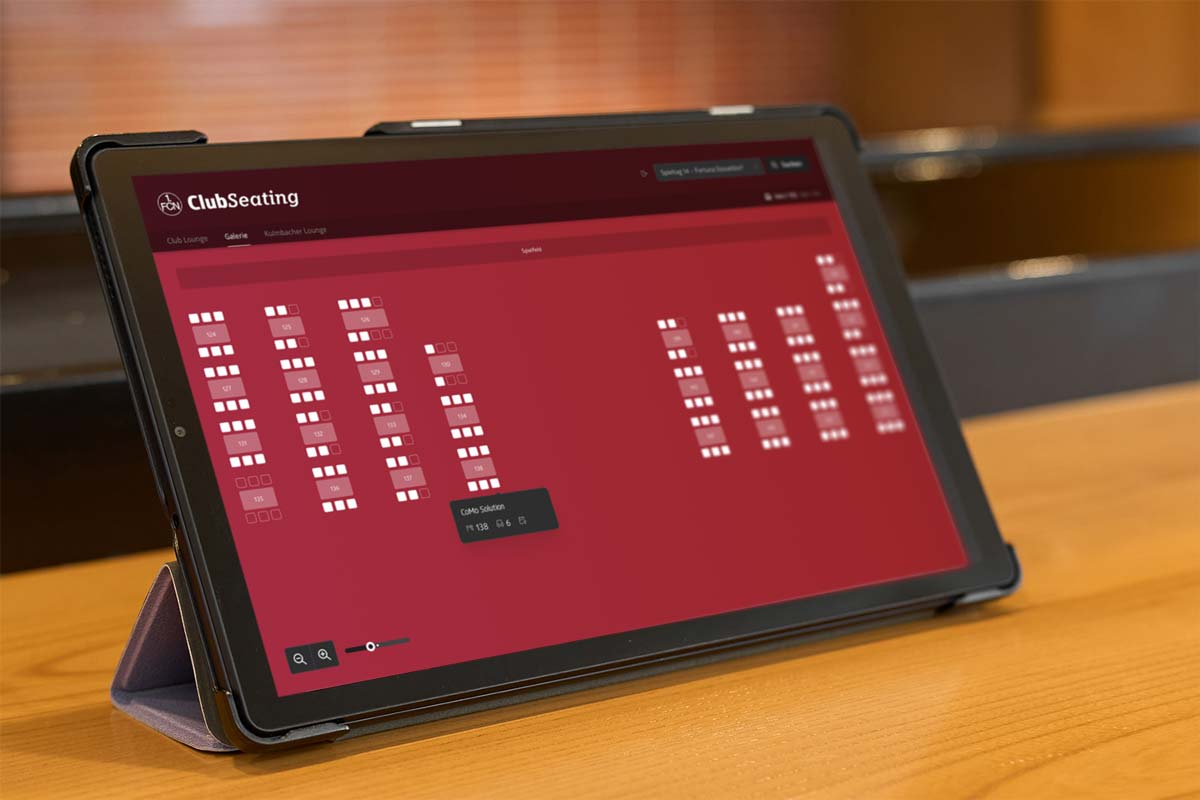 CoMo VIP-Seating-App Screen 01