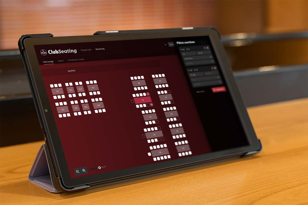 CoMo VIP-Seating-App Screen 02