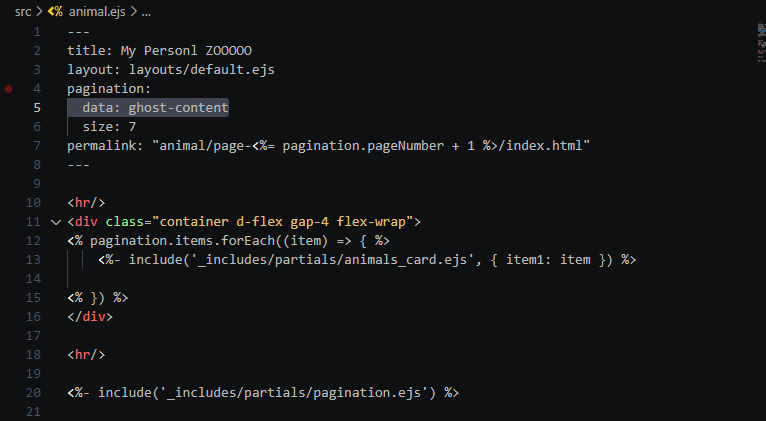 "Getting the ghost data from post tag"