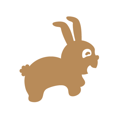 A light brown bunny blinking it's eyes