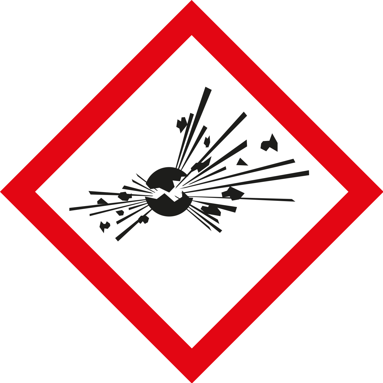 Gefahrensymbol: GHS08 Gesundheitsgefahr mit Signalwort Gefahr, Folie Gefahrensymbol: GHS08 Gesundheitsgefahr mit Signalwort Gefahr, Folie