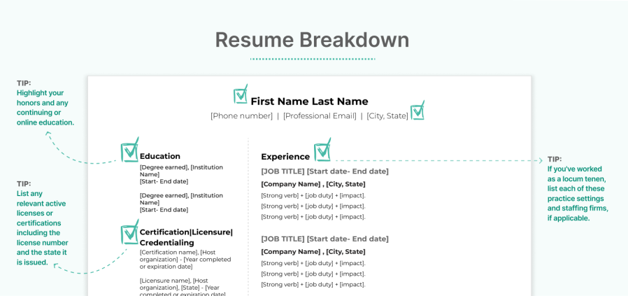Resume-template-breakdown