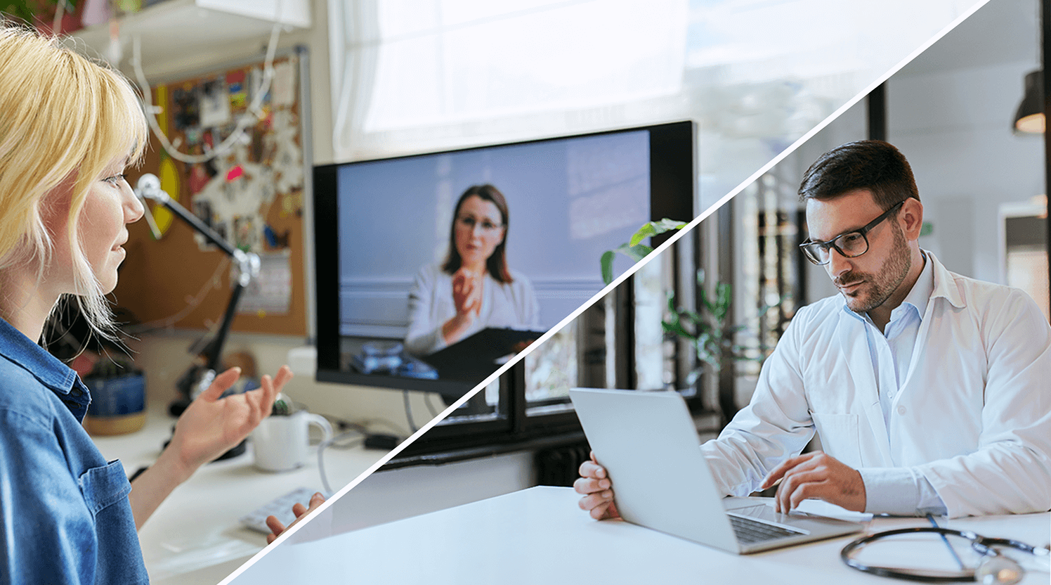 Split-screen-healthcare-provider-and-patient 