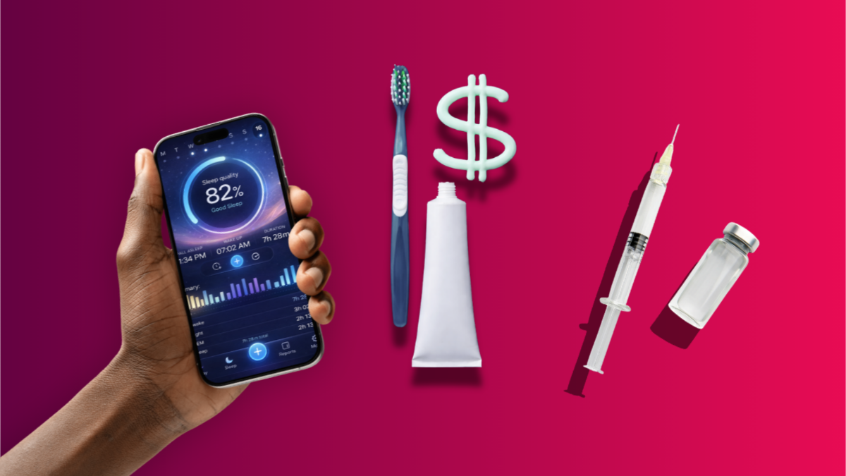 Dental side hustles displaying high demand wellness services, syringe and vial representing telehealth, wellness, and revenue growth opportunities