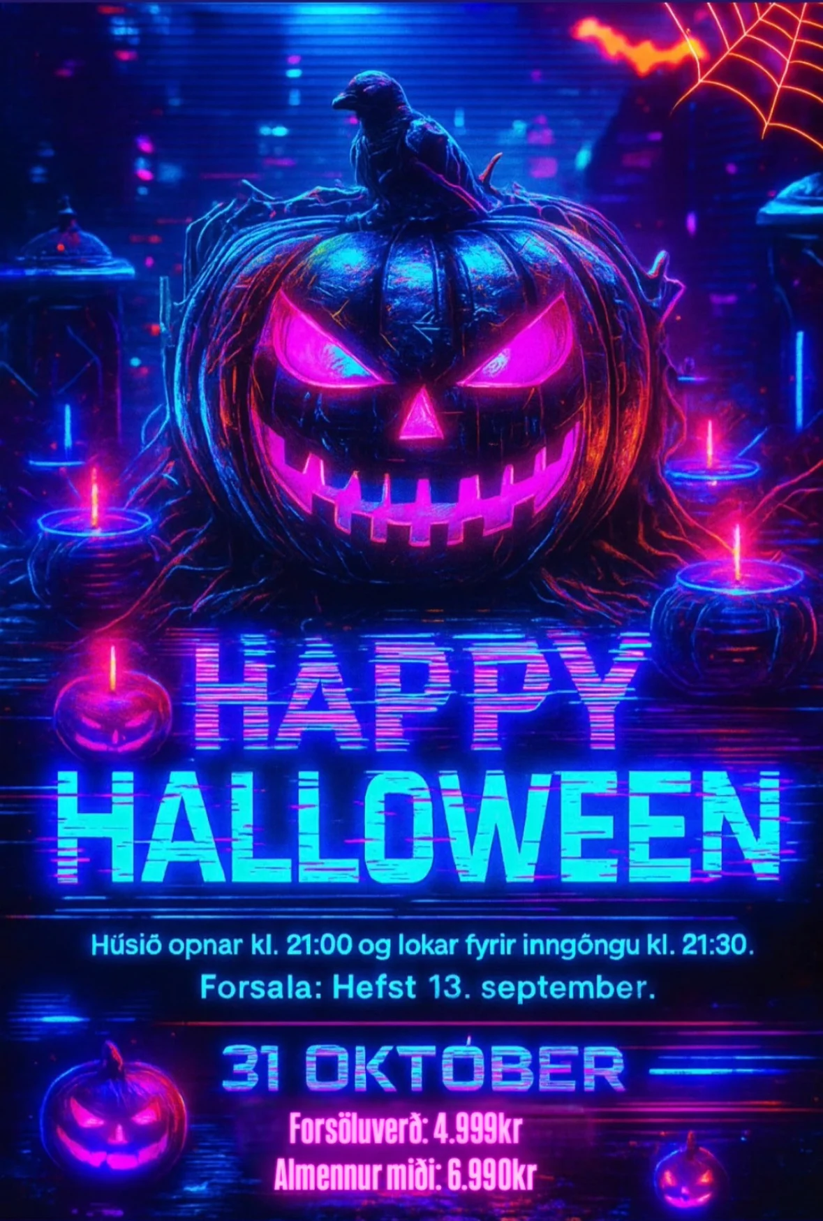 Forsala á hrekkjavökukvöld