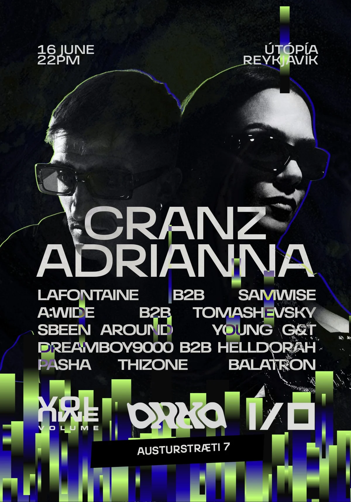 Volume x I/0 present: Adrianna, Cranz
